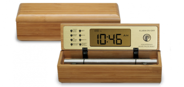 Digital Zen alarm clock Bamboo B-tone Digital Zen alarm clock Bamboo B-tone