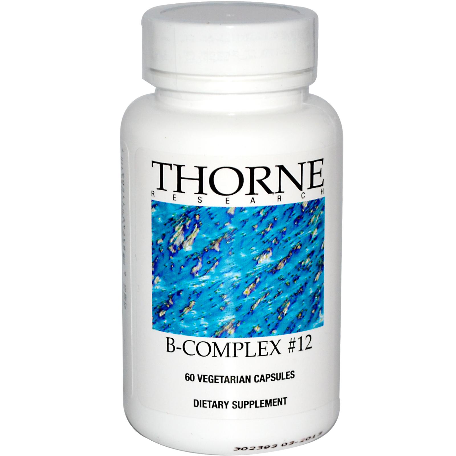 Thorne Research B Complex no. 12 (60 vegacaps)