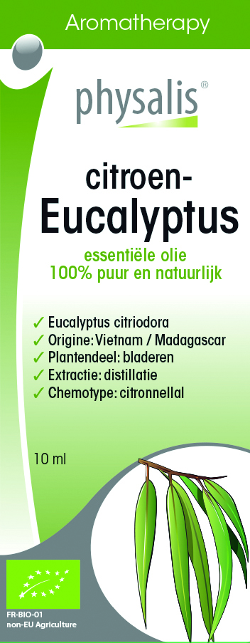 Biologische etherische Citroeneucalyptusolie