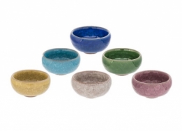 Ice Crackle Tea Cups