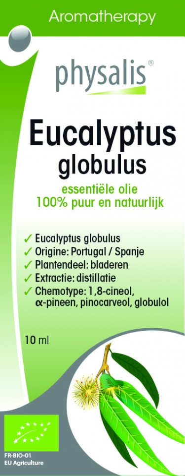 Biologische etherische Eucalyptus Globulusolie 10ml