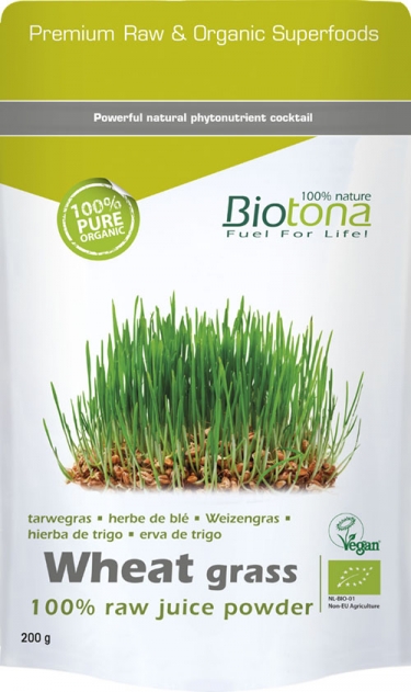 Bio Wheat grass raw juice powder