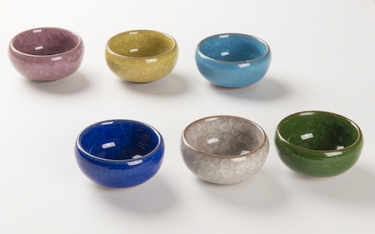 Ice Crackle Tea Cups set